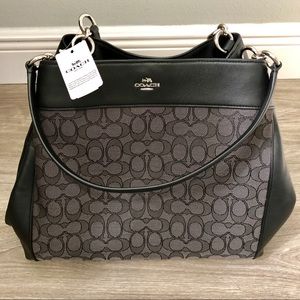 NWT Coach Signature Lexy Shoulder Bag